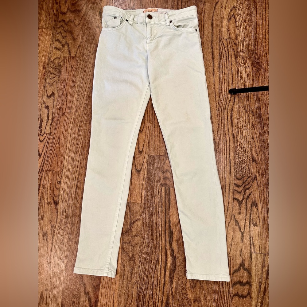 Sanctuary Denim the Charmer Size 27  light mint green very good condition